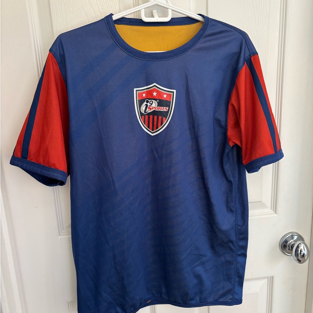 i9 Navy Blue Red Sports Jersey #31 Size Medium